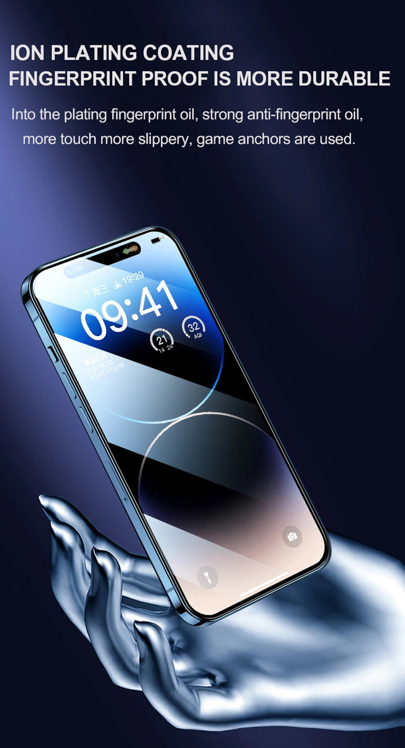 Verre Trempé iPhone — Pack de 3 (Protection Max)