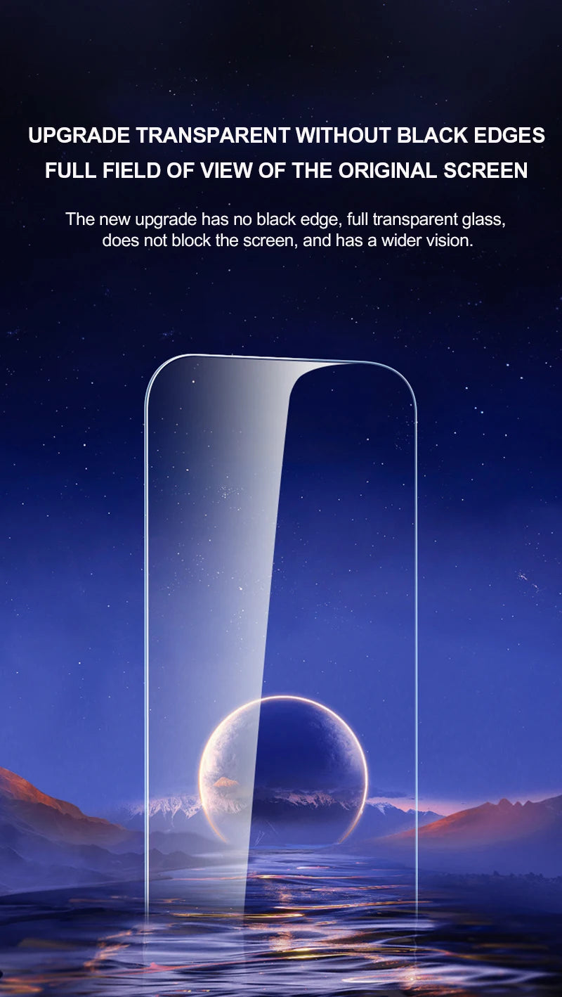 Verre Trempé iPhone — Pack de 3 (Protection Max)