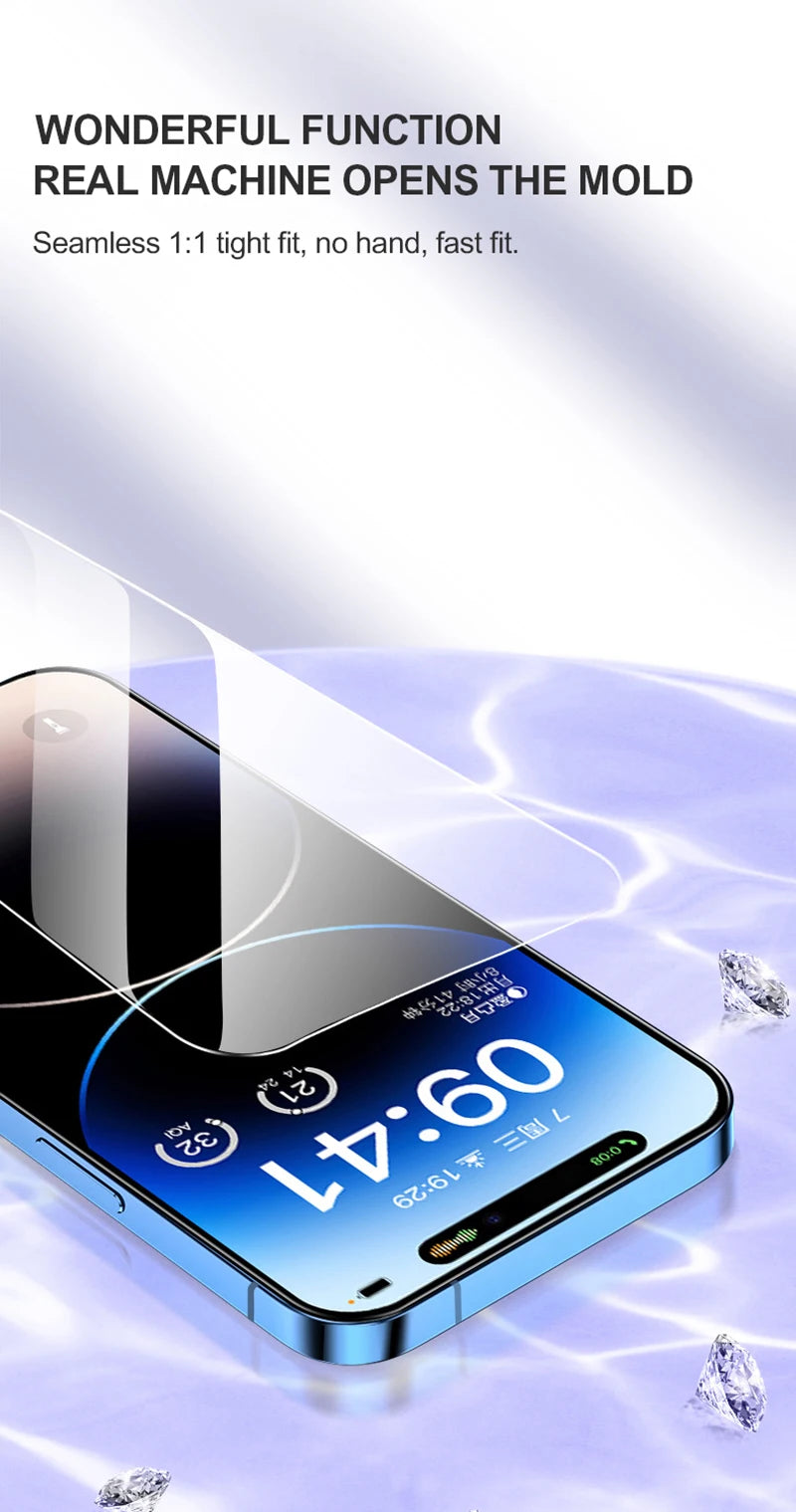 Verre Trempé iPhone — Pack de 3 (Protection Max)