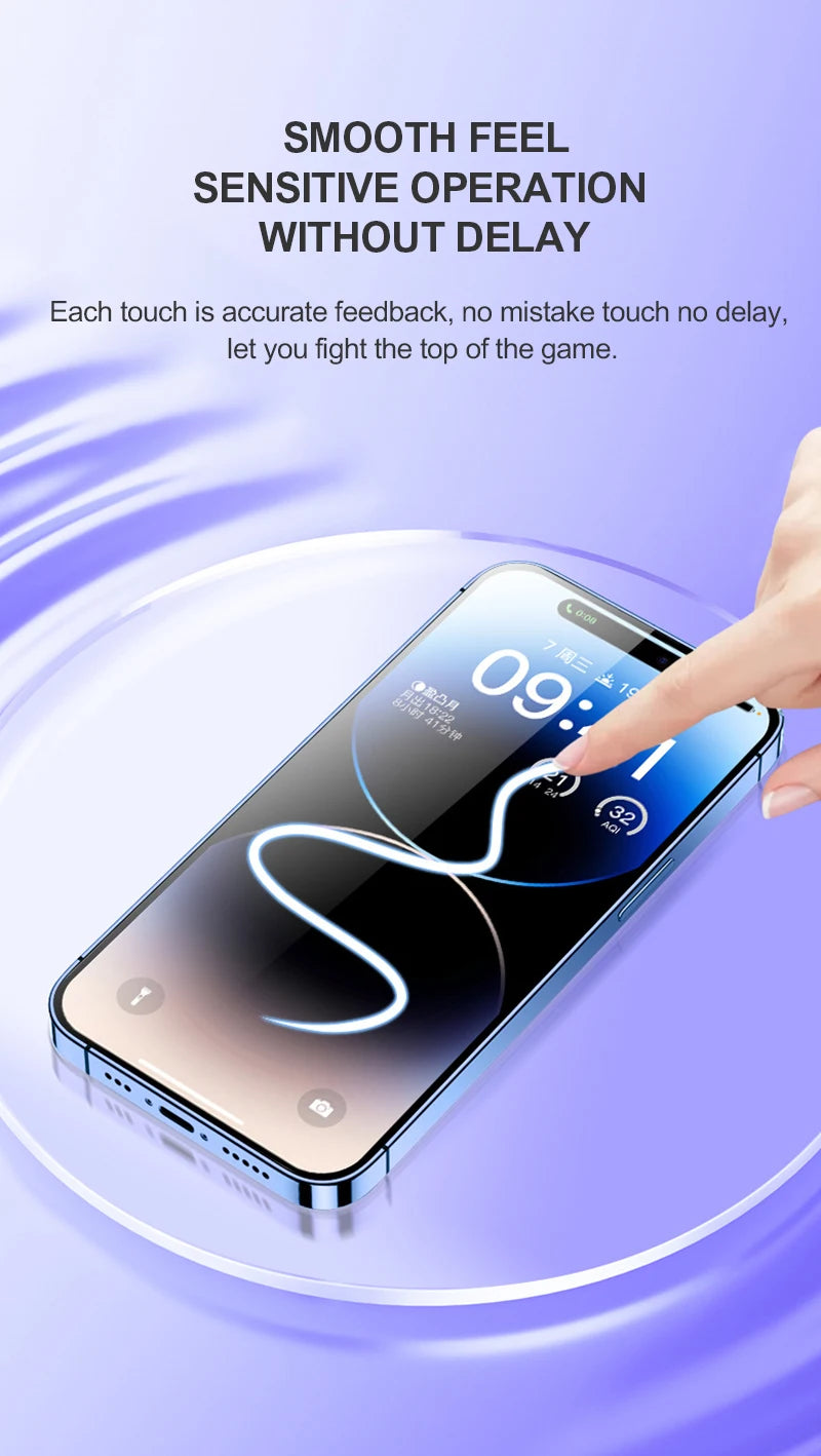 Verre Trempé iPhone — Pack de 3 (Protection Max)